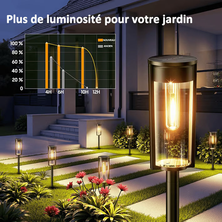 ÉcoLamp - Lampes solaires pour jardin🔥 2 pour le prix d'1 🔥