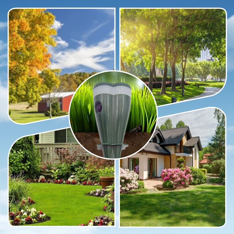 MoleAway® - Répulsif à vis solaire et imperméable contre les taupes